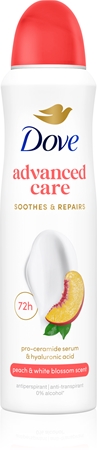 Dove Advanced Care Peach & White Blossom Antiperspirants Sprejs