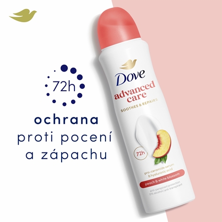 Dove Advanced Care Go Fresh Peach & White Blossom antiperspirant sprej
