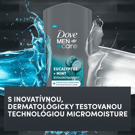Dove Men+Care Advanced sprchový gel na obličej, tělo a vlasy pro muže