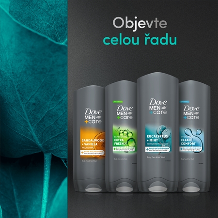 Dove Men+Care Advanced sprchový gel na obličej, tělo a vlasy pro muže