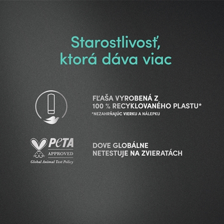 Dove Men+Care Advanced sprchový gél na tvár, telo a vlasy pre mužov