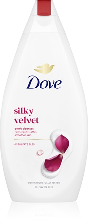 Dove Silky Velvet Barojoša dušas želeja