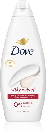 Dove Silky Velvet sprchový gel maxi