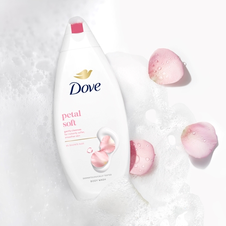 Dove Petal Soft gel de douche nourrissant
