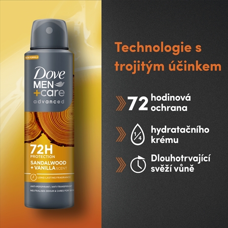 Dove Men+Care Advanced Sandalwood & Vanilla antiperspirant pro muže