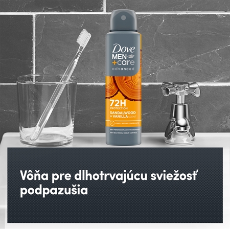 Dove Men+Care Advanced Sandalwood & Vanilla antiperspirant pre mužov