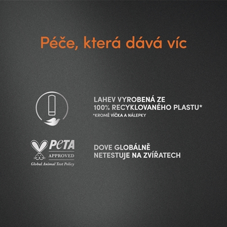 Dove Men+Care Sandalwood&Vanilla sprchový gel na obličej, tělo a vlasy