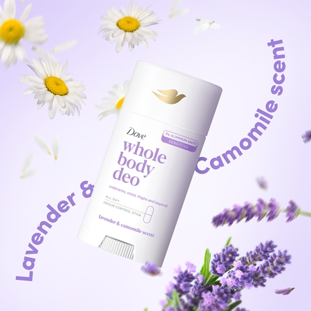 Dove Lavender & Chamomile deodorant stick pentru corp