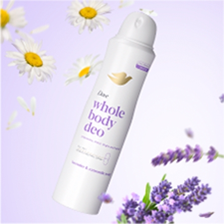 Dove Lavender & Chamomile Spray deodorant til krop