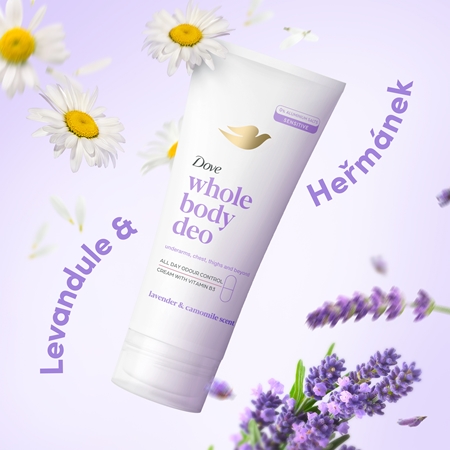 Dove Lavender & Chamomile krémový deodorant na tělo