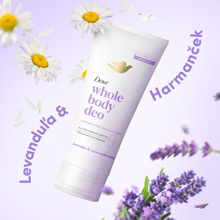 Dove Lavender & Chamomile krémový dezodorant na telo