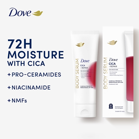 Dove Repair Cica Body Serum for skin soothing