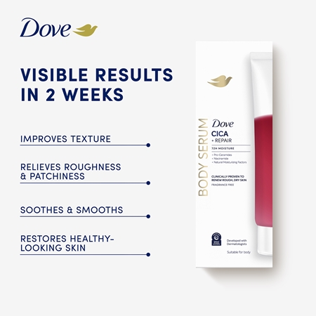 Dove Repair Cica Body Serum for skin soothing