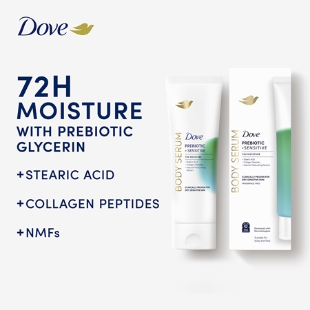 Dove Prebiotic Body Serum to restore the skin barrier