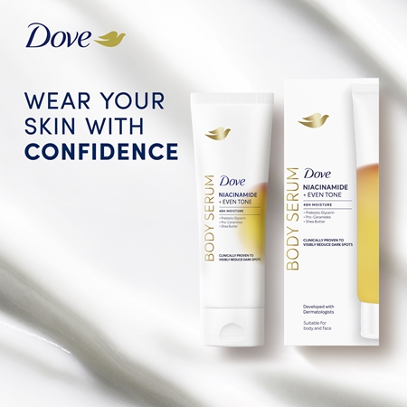 Dove Even Tone Niacinamide sérum corporel éclat et hydratation