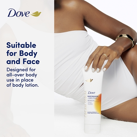 Dove Even Tone Niacinamide sérum corporel éclat et hydratation