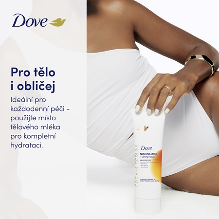 Dove Even Tone Niacinamide tělové sérum pro rozjasnění a hydrataci
