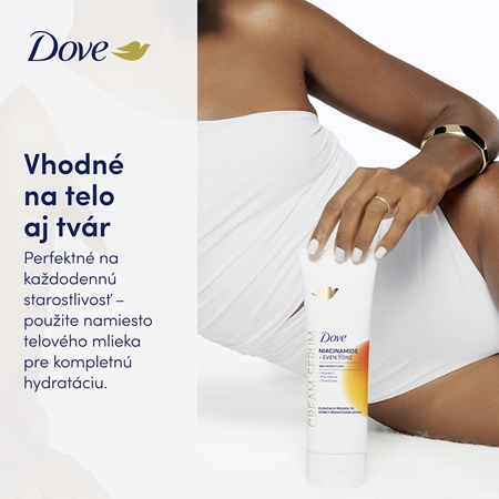 Dove Even Tone Niacinamide telové sérum pre rozjasnenie a hydratáciu