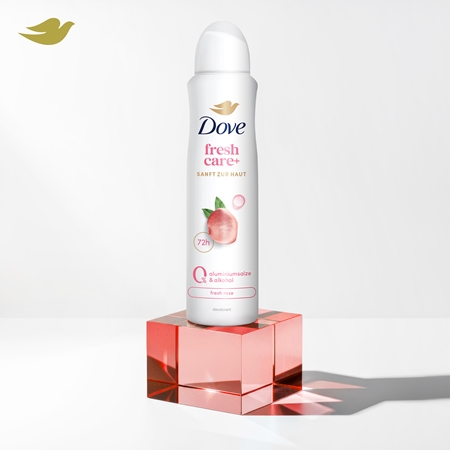 Dove 0% ALU Fresh Rose Antiperspirant Spray aluminium-free