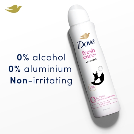 Dove 0% ALU Invisible Care Antiperspirant Spray aluminium-free