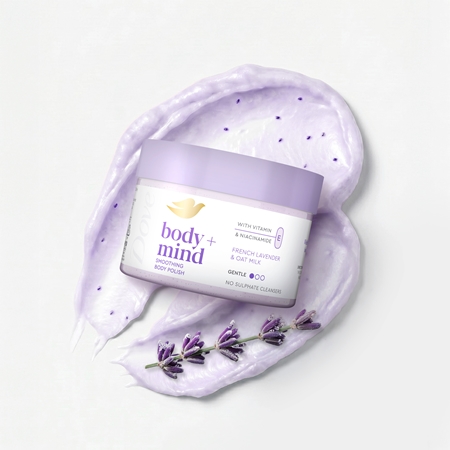 Dove French Lavender & Oat Milk gommage corps