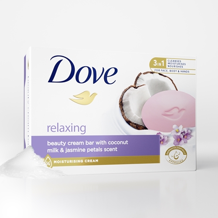 Dove Relaxing Coconut krémová tableta na mytí