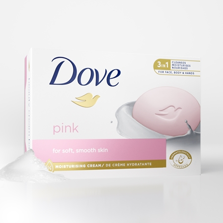 Dove Pink čisticí tuhé mýdlo