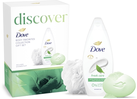 Dove Discover dovanų rinkinys prausimuisi