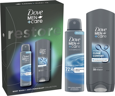 Dove Men+Care Restore Gift Set for the body for men Clean Comfort