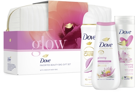 Dove Glow gift set for the body