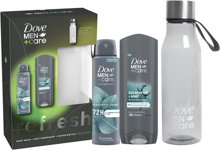 Dove Men+Care Refresh lahjasetti miehille Eucalyptus & Mint