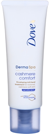 Dove DermaSpa Cashmere Comfort obnovujúci krém na ruky pre jemnú a hladkú pokožku