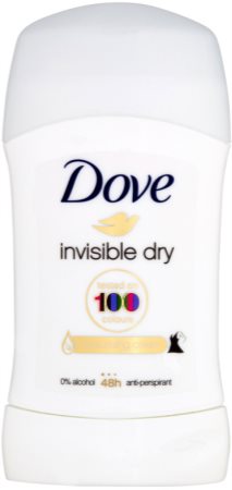 Dove Invisible Dry Antiperspirant Antitranspirant-Stick gegen weiße Flecken 48 Std.