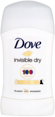 Dove Invisible Dry Deodorantstick med effekt mod hvide pletter 48 timer