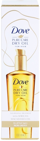 Dove Advanced Hair Series Pure Care Dry Oil vyživujúci olej na vlasy