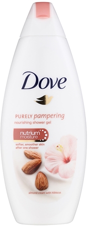 Dove Purely Pampering Almond gel de banho nutritivo