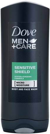 Dove Men+Care Sensitive Shield gel de banho para o corpo e rosto