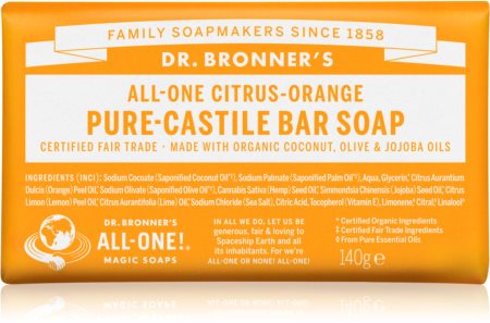 Dr. Bronner’s Citrus & Orange savon solide