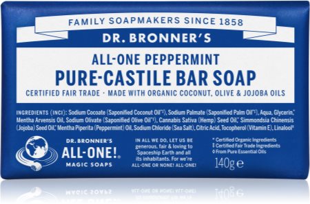 Dr. Bronner’s Peppermint sapone solido