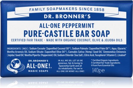 Dr. Bronner’s Peppermint savon solide