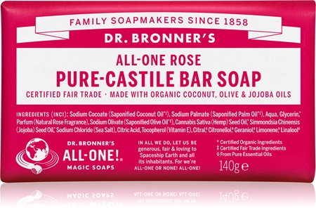 Dr. Bronner’s Rose savon solide