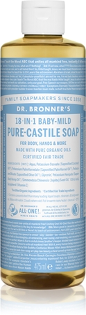 Dr. Bronner’s Baby-Mild tekoče univerzalno milo brez dišav