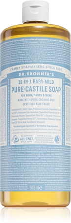 Dr. Bronner’s Baby-Mild Universelle Flüssigseife Nicht parfümiert