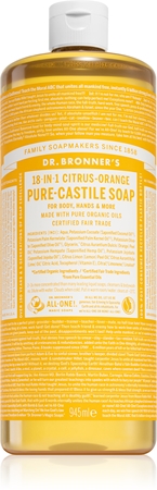Dr. Bronner’s Citrus & Orange течен универсален сапун