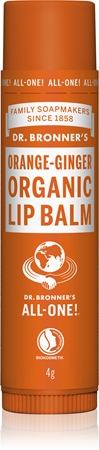 Dr. Bronner’s Orange & Ginger baume à lèvres