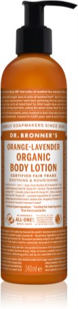 Dr. Bronner’s Orange & Levender latte idratante nutriente corpo