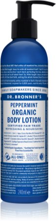 Dr. Bronner’s Peppermint erfrischende Bodymilch mit feuchtigkeitsspendender Wirkung