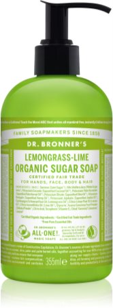 Dr. Bronner’s Lemongrass & Lime Flytande tvål för kropp och hår