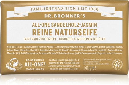 Dr. Bronner’s Sandalwood & Jasmine Sæbebar