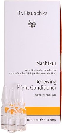 Dr. Hauschka Facial Care cuidado de noite renovador em ampolas